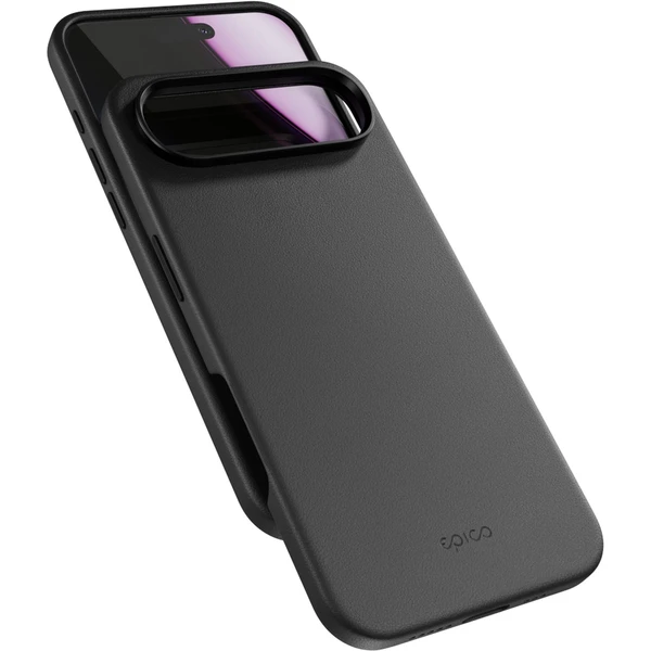 Epico Leather Pro Mag+ kryt pre iPhone Air Qi2 & Magsafe kompatibilný čierny - Puzdra - Hlavný obrázok