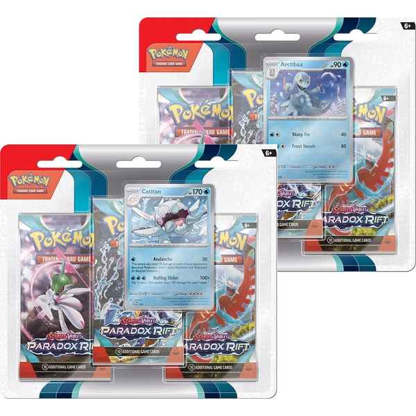Pokémon TCG: SV04 Paradox Rift - 3 Blister Booster - Pokémon karty - Hlavný obrázok