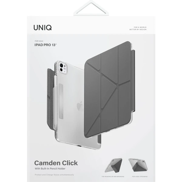 UNIQ Camden Click púzdro iPad Pro 13" (2025) šedé - Puzdra - Obrázok 0HD5000O01