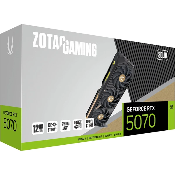 ZOTAC NVIDIA GeForce RTX 5070 SOLID - Grafické karty - Obrázok 0HLI000K01