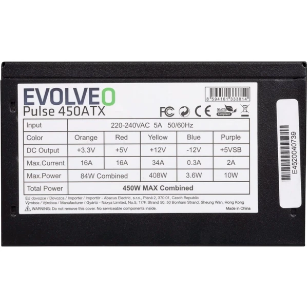 EVOLVEO 450W bulk - Zdroje - Obrázok 0HNF000K01