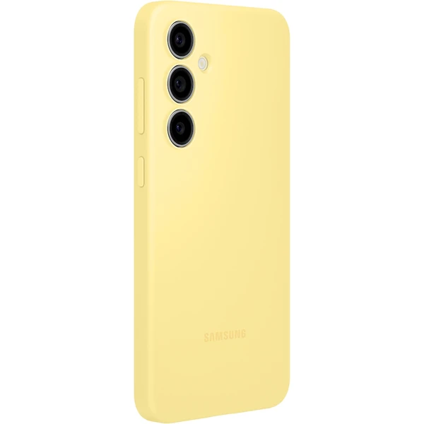 Samsung Silicone Case ochranný kryt Galaxy S24 FE žltý - Puzdra - Obrázok 0I78000K01