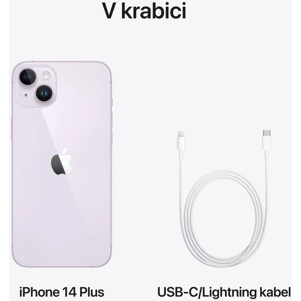 Apple iPhone 14 Plus 256GB fialový - Mobilné telefóny - Obrázok 0ILG300401