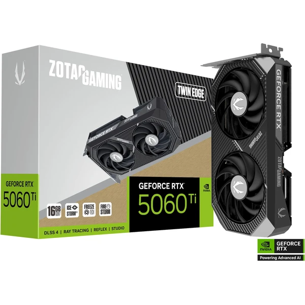 ZOTAC NVIDIA GeForce RTX 5060 Ti Twin Edge 16GB GDDR7 - Grafické karty - Obrázok 0JLI000K01