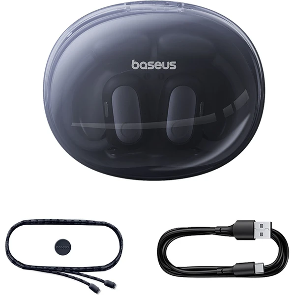Bluetooth slúchadlá Baseus Eli Sport 1 Open-Ear TWS Cosmic Black - Slúchadlá - Obrázok 0KGE000L01