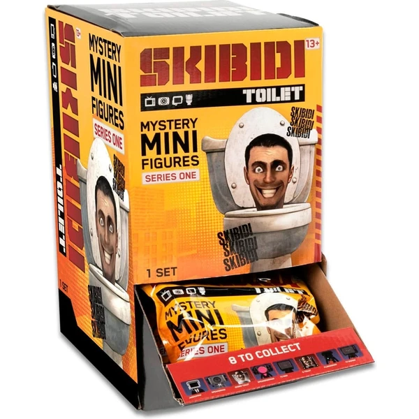 Minifigúrka Bonker Toys Skibidi Toilet Series 1 - 6 cm - Figúrky - Obrázok 0KIF000N01