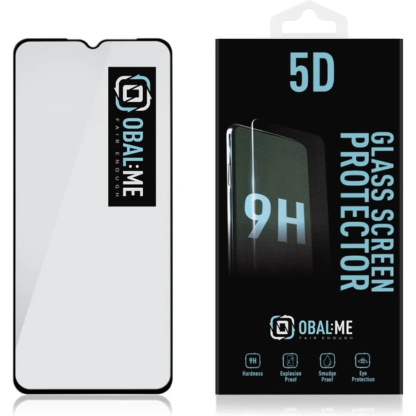 Obal:Me 5D tvrdené sklo Samsung Galaxy M12/A32 5G/A12/A02s čierne - Ochranné fólie a sklo - Obrázok 0KK6000701