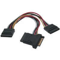 PremiumCord napájací Y kábel k HDD SATA 3xF/1xM 0,16m - Káble a redukcie