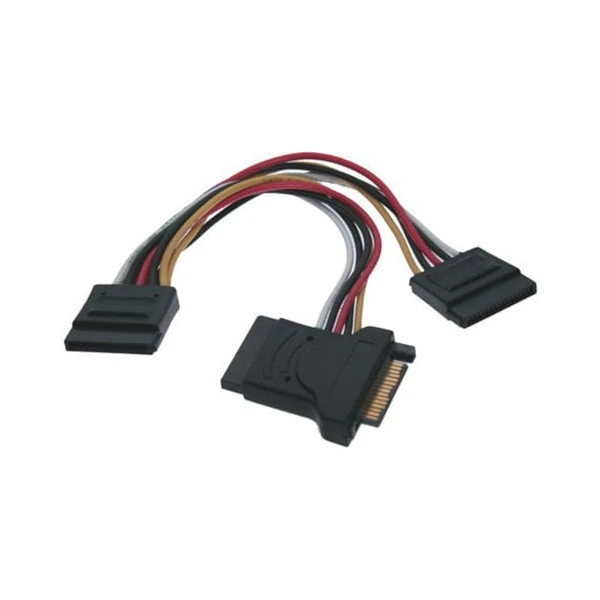 PremiumCord napájací Y kábel k HDD SATA 3xF/1xM 0,16m - Káble a redukcie - Hlavný obrázok