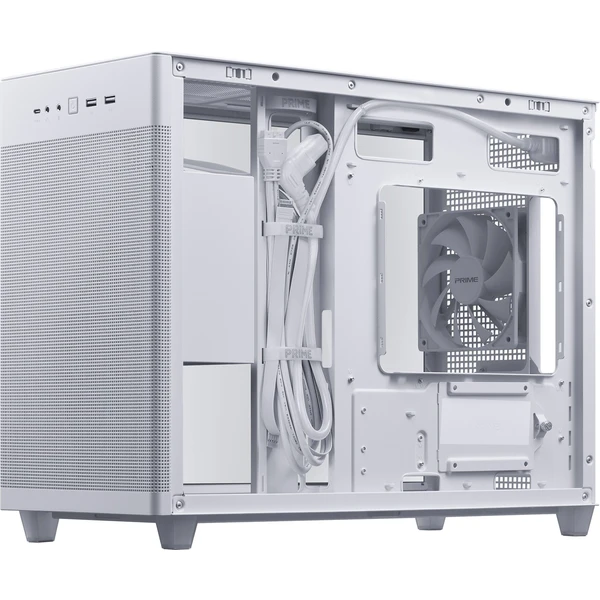 ASUS Prime AP201, TG, biela - Počítačové skrine - Obrázok 0L84000601