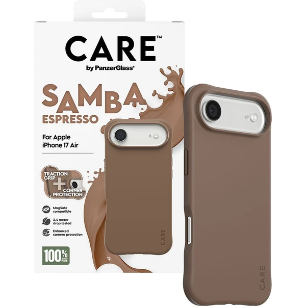 PanzerGlass® CARE Samba kryt s MagSafe Apple iPhone Air Espresso - Puzdra - Obrázok 0LDH000K01