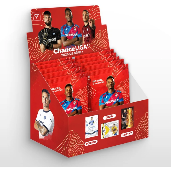 Futbalové karty SportZoo Chance Liga 2025/26 - 1. séria Retail balíček - Futbalové karty - Obrázok 0LKJ000K01