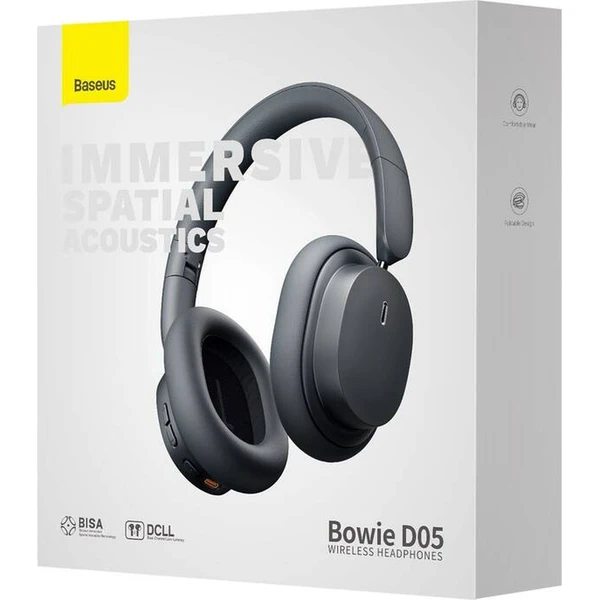 Baseus Bowie D05 bezdrôtové slúchadlá šedá - Slúchadlá - Obrázok 0LUL000K01