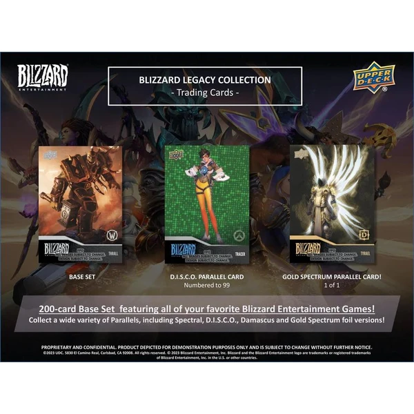 Upper Deck - Blizzard Legacy Collection - Hobby balíček - Blizzard karty - Obrázok 0MA1000N01