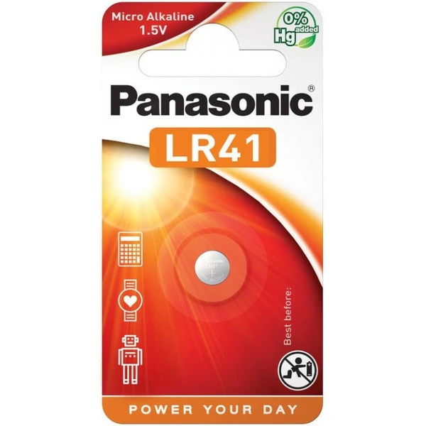 Panasonic LR41 alkalická Mikro batéria (1ks) - Batérie - Hlavný obrázok