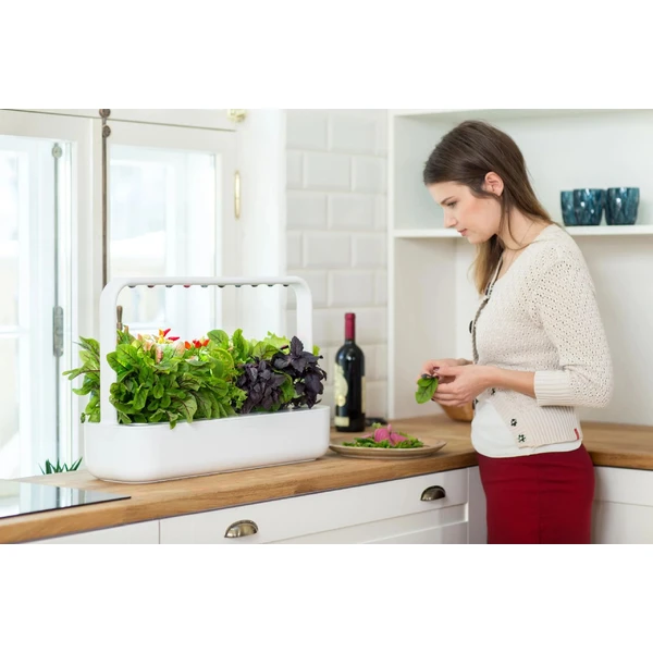 Click and Grow Smart Garden 9 PRO šikovný kvetináč biely - Kvetináče - Obrázok 0MF3G00101