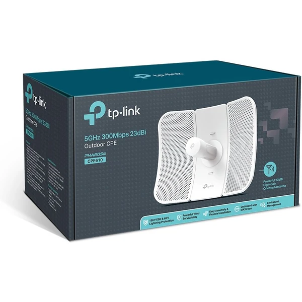 TP-Link CPE610 vonkajší access point biely - Access pointy - Obrázok 0MISF00101