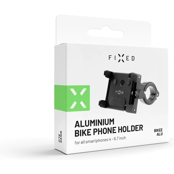 FIXED Bikee ALU hliníkový držiak na bicykel (riadidlá) čierny - Držiaky - Obrázok 0MNJF00101