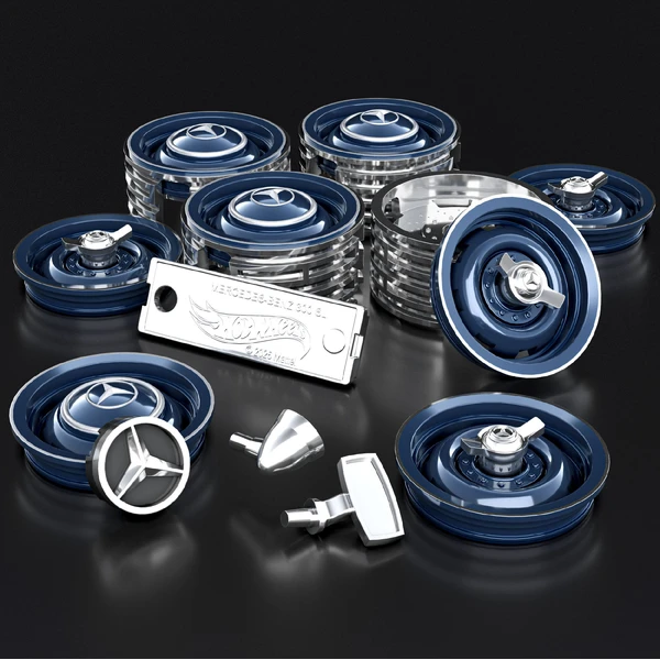 Mattel Brick Shop zostaviteľný model Hot Wheels - Mercedes-Benz 300SL (Premium series) - Stavebnica - Obrázok 0MWG000K01