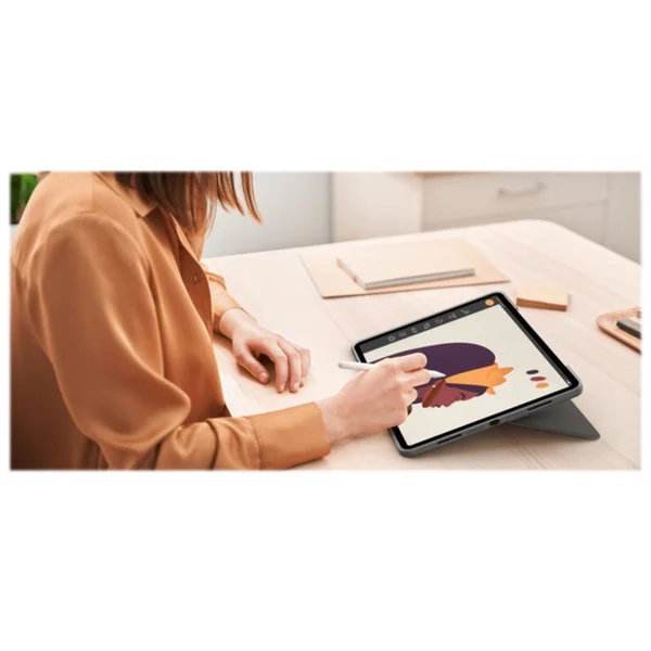 Logitech Combo Touch púzdro s CZ/SK klávesnicou iPad Pro 12.9' (5./6. generácie) šedé - Puzdra s klávesnicou - Obrázok 0MXLF00101