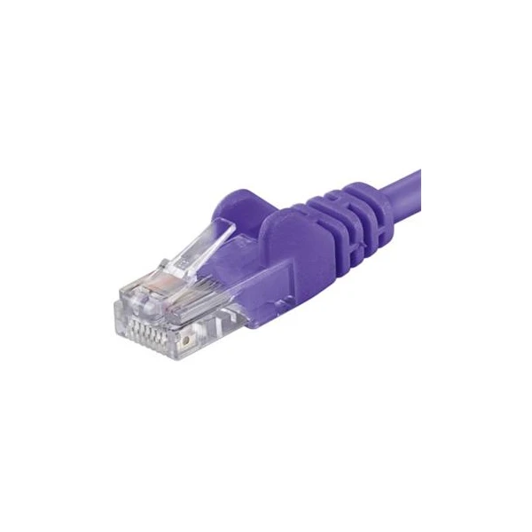 PremiumCord RJ45/RJ45 Cat6 UTP patch kábel 7m fialový - Káble a redukcie - Hlavný obrázok