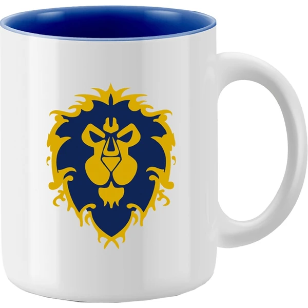 Keramický hrnček World of Warcraft Aliancia - biely 330 ml (darčekové balenie) - Hrnčeky - Obrázok 0NGG000K01