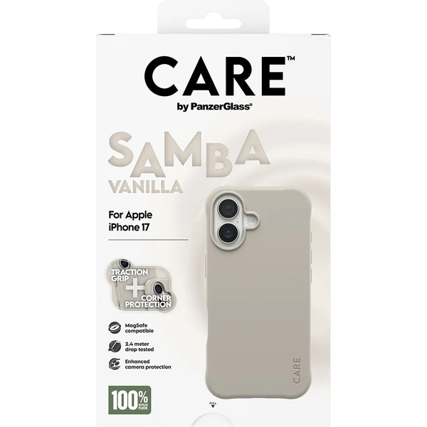 PanzerGlass® CARE Samba kryt s MagSafe Apple iPhone 17 Vanilla - Puzdra - Obrázok 0ODH000K01