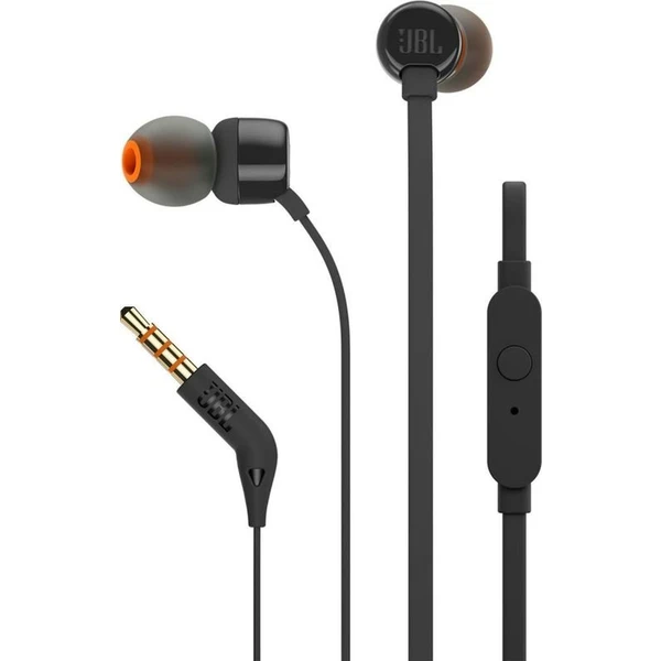 JBL T110 čierna - Slúchadlá - Hlavný obrázok