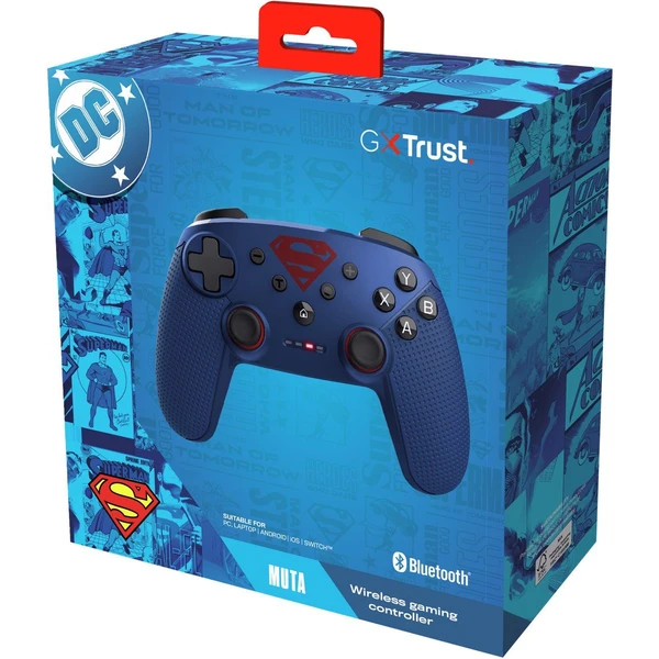 Trust GXT542SM Muta bezdrôtový herný ovládač Superman modrý (Switch/PC) - Herné ovládače - Obrázok 0OFE000K01