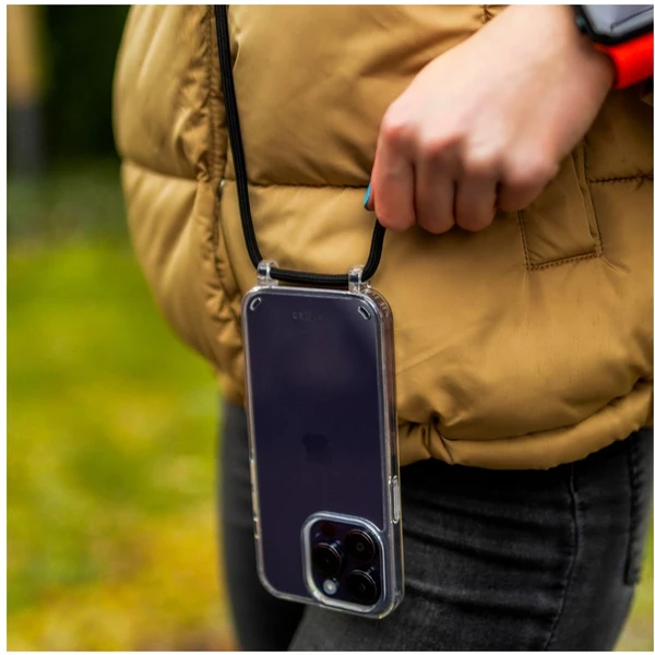 FIXED Pure Neck kryt s čiernou šnúrkou na krk pre Samsung Galaxy S23+ - Puzdra - Obrázok 0OX3G00101