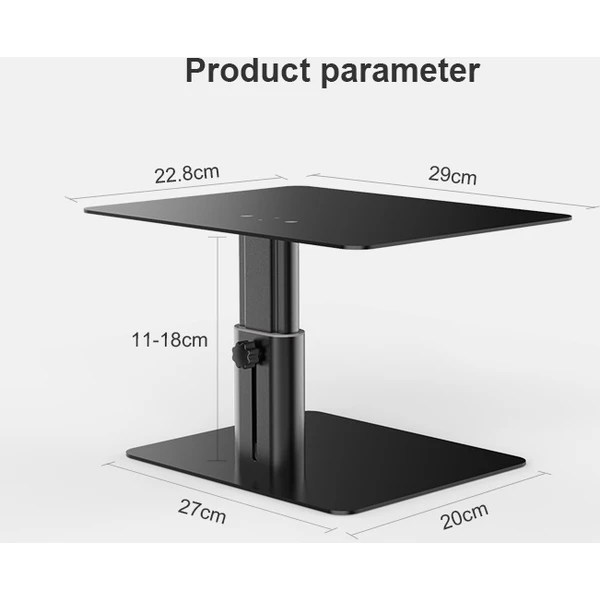 Nillkin HighDesk Adjustable monitor/notebook/MacBook stojan strieborný - Stojany - Obrázok 0PM4000601