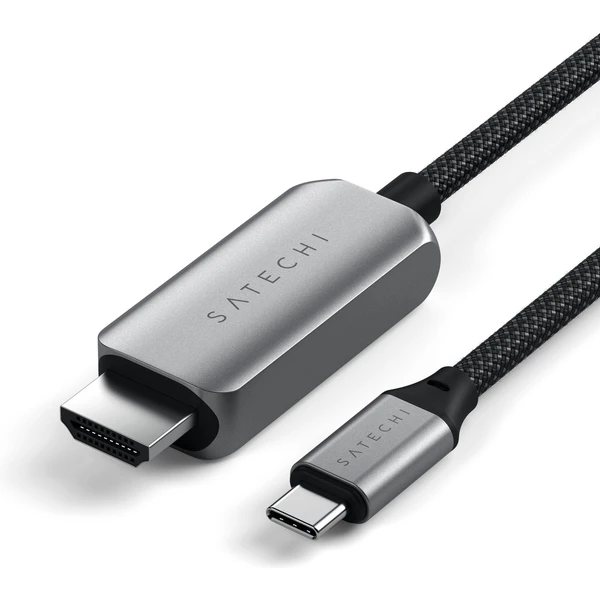 Satechi USB-C/HDMI 2.1 kábel 8K 2m vesmírne šedý - Káble a redukcie - Obrázok 0PX5000O01