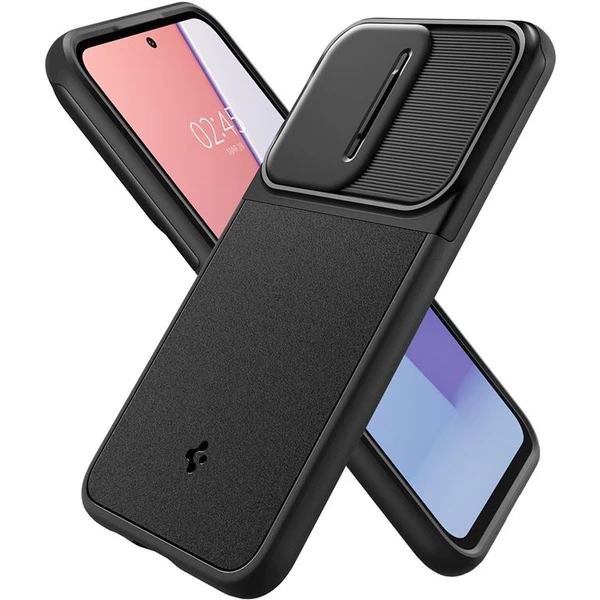 Spigen Optik Armor kryt Samsung Galaxy S23 FE čierny - Puzdra - Obrázok 0QV3000N01