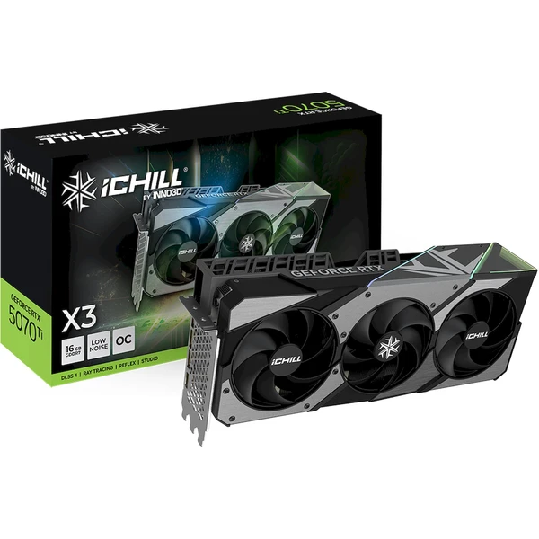 INNO3D NVIDIA GeForce RTX 5070 Ti iChill X3 16GB GDDR7 - Grafické karty - Obrázok 0QWH000K01