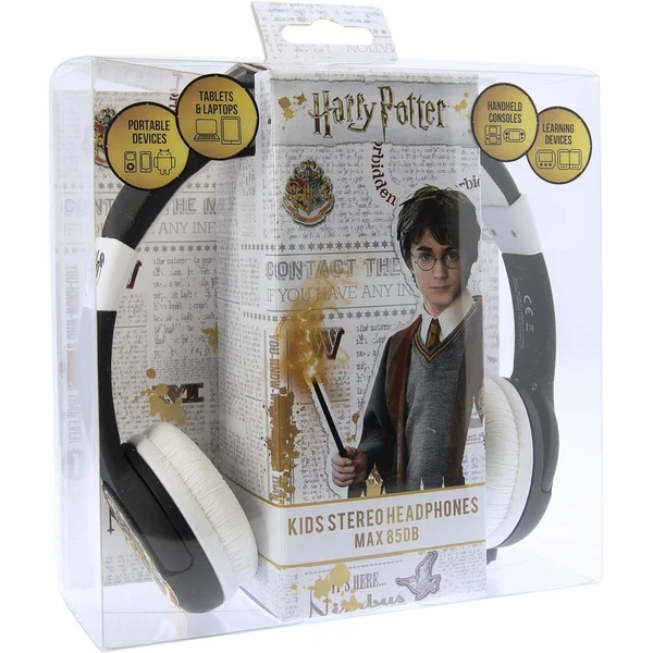 OTL detské náhlavné slúchadlá s motívom Harry Potter čierne - Slúchadlá - Obrázok 0RHB300401