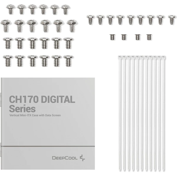 DEEPCOOL CH170 Digital biela - Počítačové skrine - Obrázok 0S2E000K01