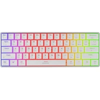 GENESIS THOR 660 G2 bezdrôtová herná klávesnica biela (Gateron Brown) - Klávesnice