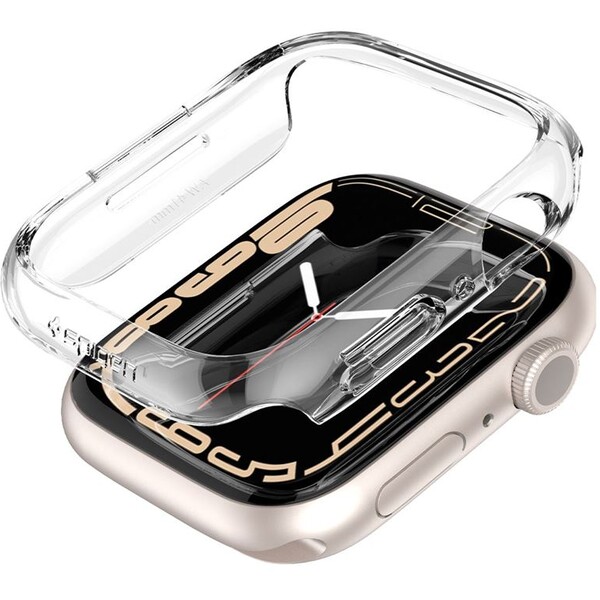 Spigen Thin Fit puzdro Apple Watch 9/8/7 (41mm) číre