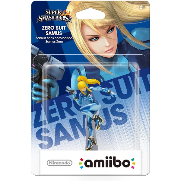Figúrka amiibo Smash Zero Suit Samus 40 - Figúrky - Hlavný obrázok