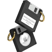 ELAGO Floppy Disk puzdro pre Apple AirTag čierne - Puzdra