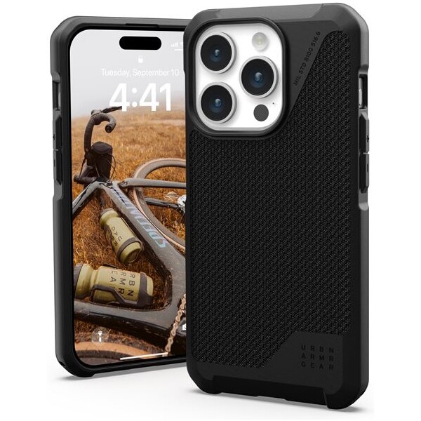 UAG Metropolis LT MagSafe iPhone 15 Pro kevlarovo čierny