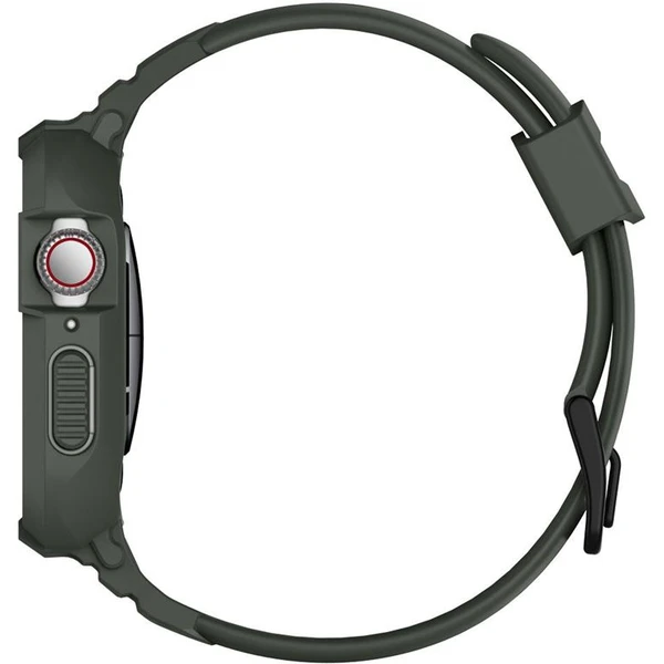 Spigen Rugged Armor Pro remienok s puzdrom Apple Watch 44/45mm zelený - Remienky - Obrázok 0TPJF00101