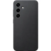 Samsung Vegan Leather Case Galaxy S24 Čierny - Puzdra