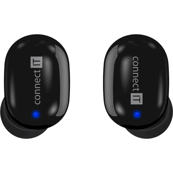 CONNECT IT True Wireless SensorTouch slúchadlá do uší s mikrofónom čierna - Slúchadlá - Obrázok 0TRK000K01