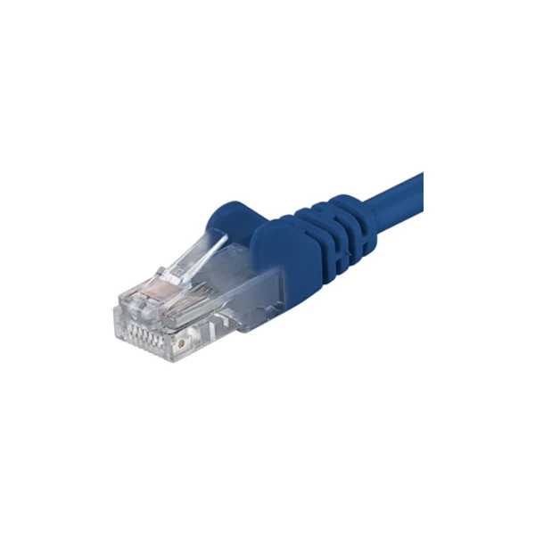 PremiumCord RJ45/RJ45 Cat5e UTP prepojovací kábel 7m modrý - Káble a redukcie - Hlavný obrázok