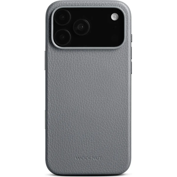 Woolnut MagSafe kožený kryt iPhone 17 Pro Max sivý - Puzdra - Obrázok 0VLH000K01