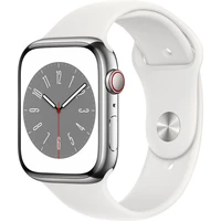 Apple Watch Series 8 Cellular 45mm oceľ - Inteligentné hodinky