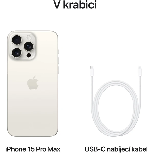 Apple iPhone 15 Pro Max 1TB biely titán (Ďalšia) - Mobilné telefóny - Obrázok 0W39000601