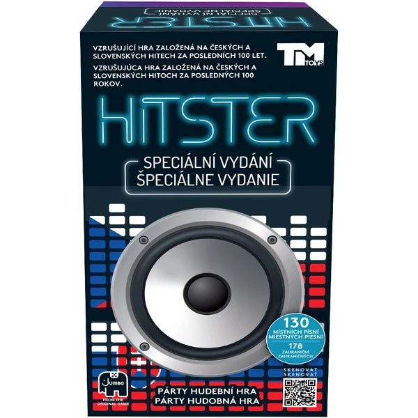 Hudobná hra HITSTER CZ/SK Jumbo edícia - Stolové hry - Hlavný obrázok