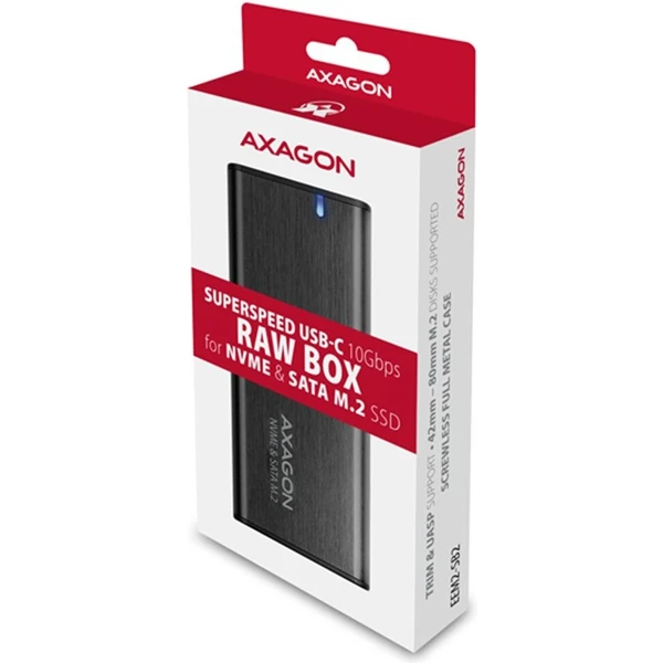 AXAGON EEM2-SB2 externý SSD disk čierny - Externé boxy - Obrázok 0WS6000701